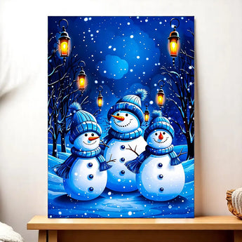 Tableau Bonhomme de neige - Les Bois d'Aurore