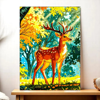 Tableau Cerf Dessin - Les Bois d'Aurore