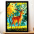 Cadre Noir Cerf Dessin
