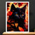 Cadre Blanc Chat Automne