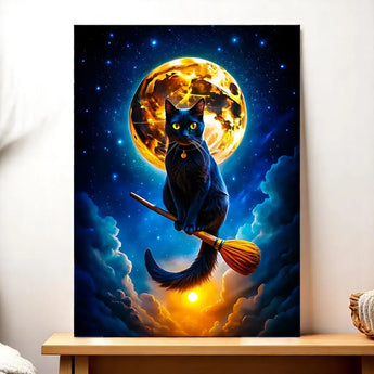 Tableau Chat Balais - Les Bois d'Aurore