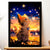 Cadre Noir Chat Dessin