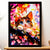 Cadre Noir Chat Printemps