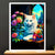 Cadre Blanc Chat Royal