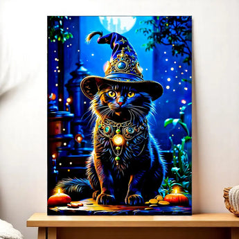 Tableau Chat Sorcier - Les Bois d'Aurore