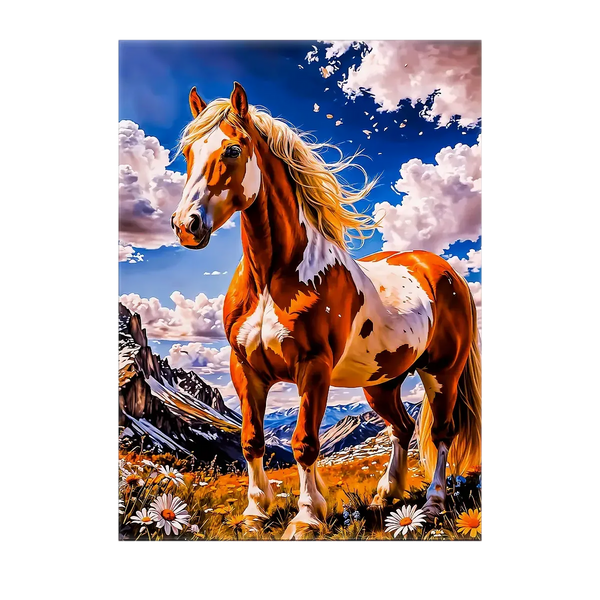 Tableau Cheval Majestueux – 10x15 cm
