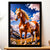 Cadre Noir Cheval Majestueux