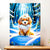 Affiche Chien Neige