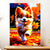 Affiche Chien Roux
