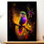 Cadre Noir Colibris Violet