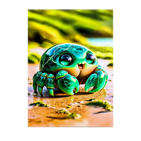 Tableau Crabe – 10x15 cm