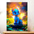Affiche Dragon Bleu