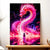 Tableau Dragon Chinois Rose