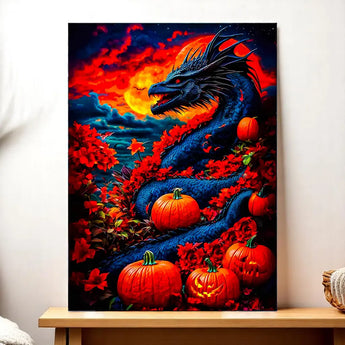 Tableau Dragon Halloween - Les Bois d'Aurore
