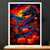 Cadre Blanc Dragon Halloween