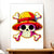 Tableau Drapeau One Piece