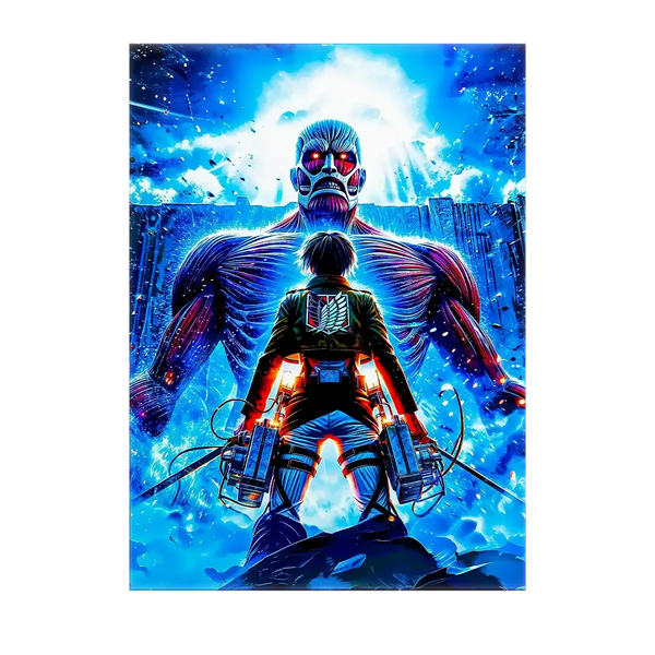 Tableau Eren Titan Colossal – 10x15 cm