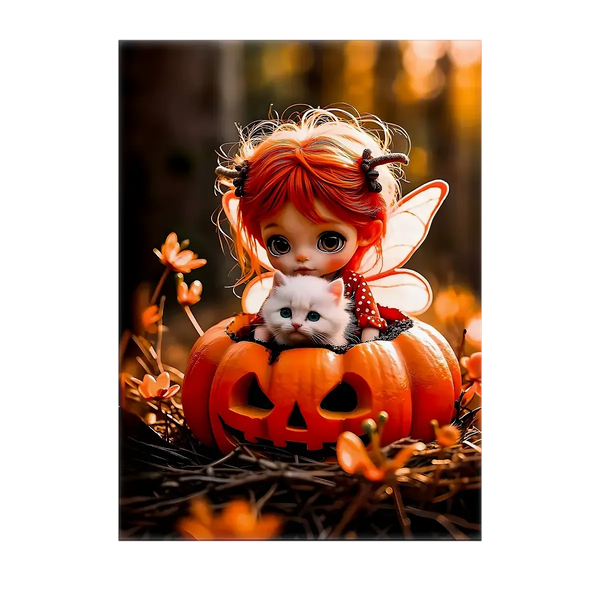 Tableau Fée Citrouille