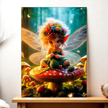 Tableau Fée Tricot - Les Bois d'Aurore