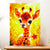 Affiche Girafe