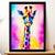 Cadre Noir Girafe Pop