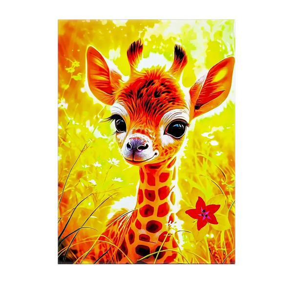 Tableau Girafe – 10x15 cm