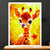 Cadre Blanc Girafe