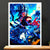 Cadre Blanc Gogeta Blue