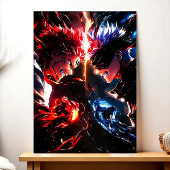 Tableau Gojo VS Sukuna - Les Bois d'Aurore