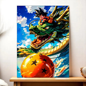 Tableau Goku Dragon Enfant - Les Bois d'Aurore