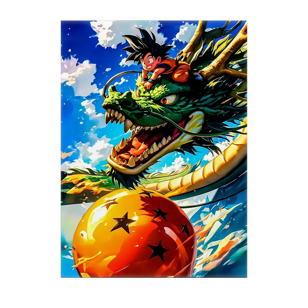 Tableau Goku Dragon Enfant – 10x15 cm