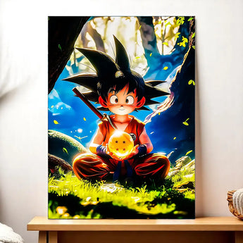 Tableau Goku Enfant - Les Bois d'Aurore