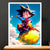 Cadre Blanc Goku Nuage Magique