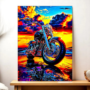 Tableau Harley Davidson - Les Bois d'Aurore