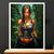 Cadre Blanc Lara Croft