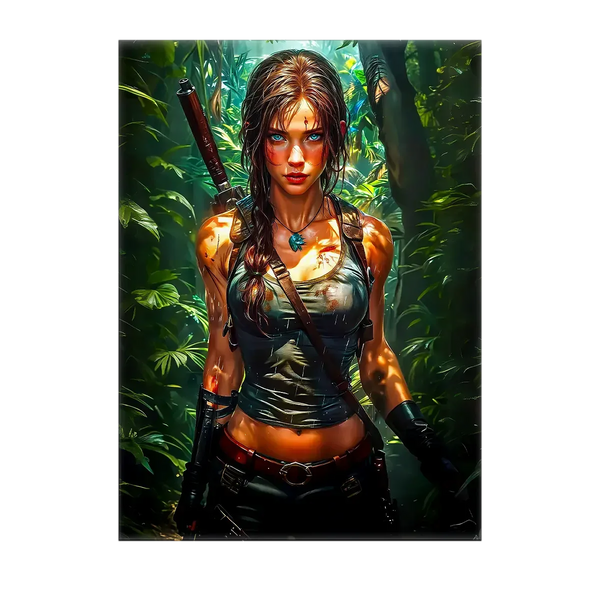 Tableau Lara Croft – 10x15 cm