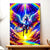 Tableau Licorne Arc en Ciel