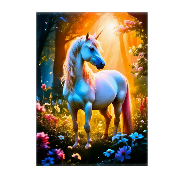 Tableau Licorne – 10x15 cm