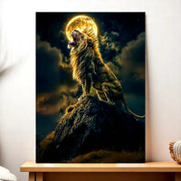 Tableau Lion Colline
