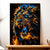Tableau Lion Feu