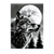 Poster Loup Monochrome