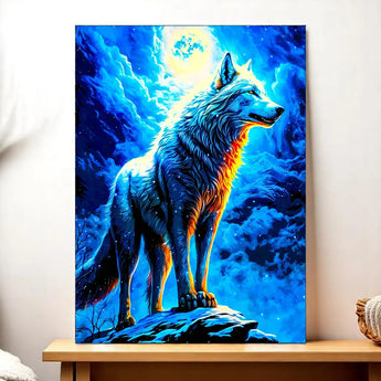 Tableau Loup - Les Bois d'Aurore