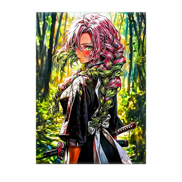 Tableau Mitsuri Kanroji (Pilier de l'Amour) – 10x15 cm