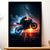 Cadre Noir Moto Noire