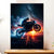 Affiche Moto Noire