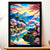 Cadre Noir Paysage Japon