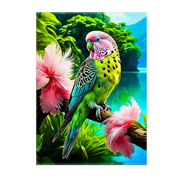 Tableau Perroquet – 10x15 cm