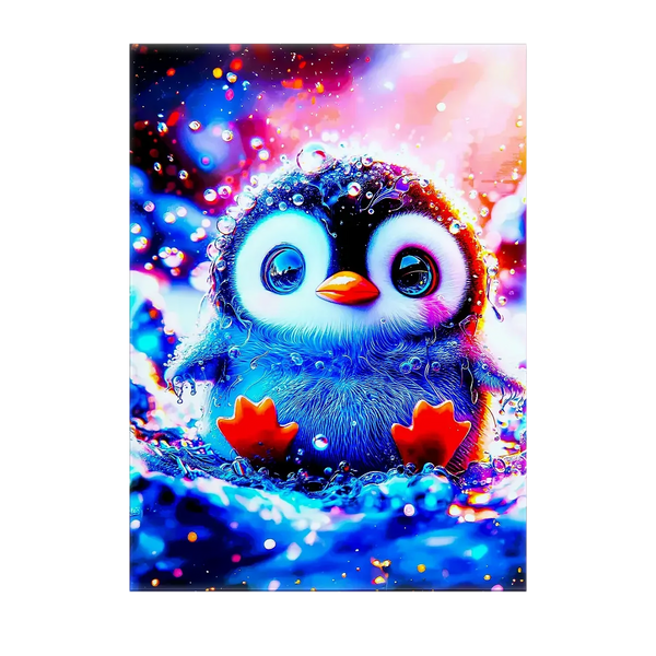 Tableau Petit Pingouin – 10x15 cm