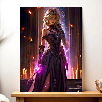 Tableau Princesse Guerrière - Les Bois d'Aurore