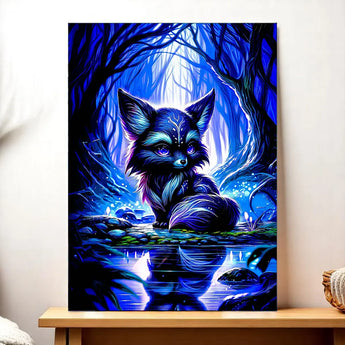 Tableau Renard Sombre - Les Bois d'Aurore